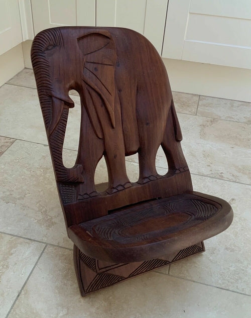 Mini African Wooden Birthing chair